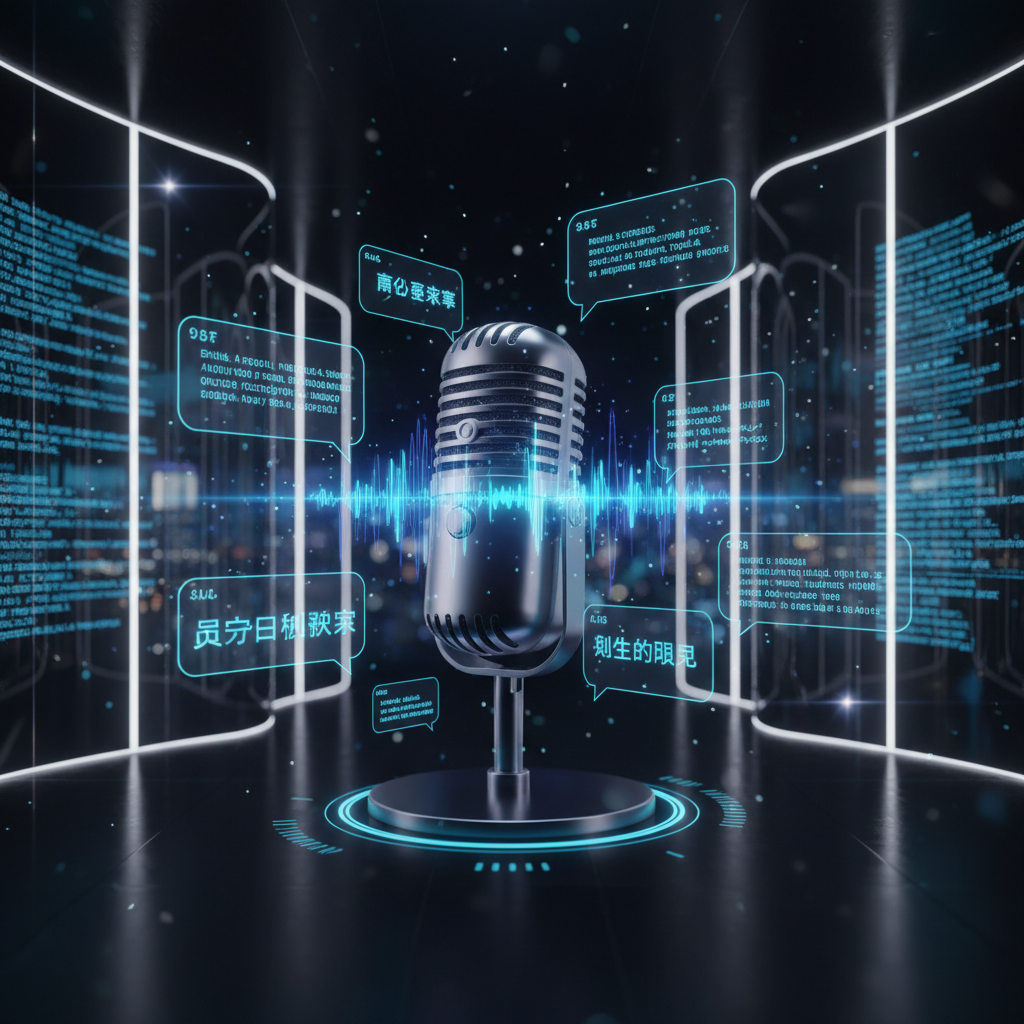 AI Transcriber - real-time multilingual speech transcription