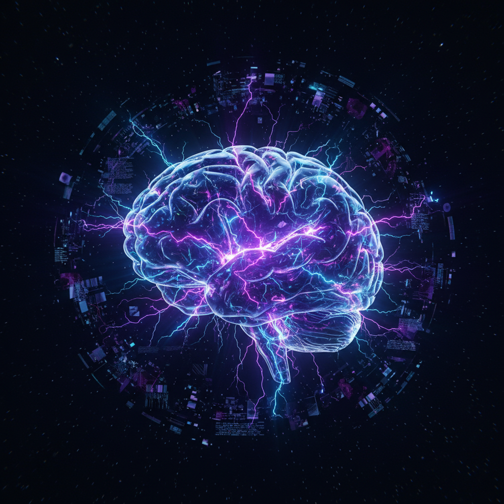 AurionX AI neural network brain - advanced conversational intelligence