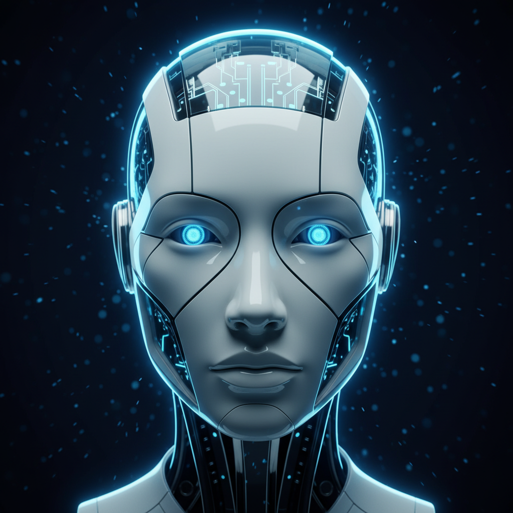 AI Robot Head
