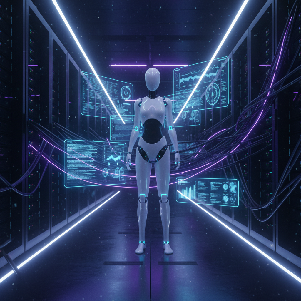 Robot in Server Room