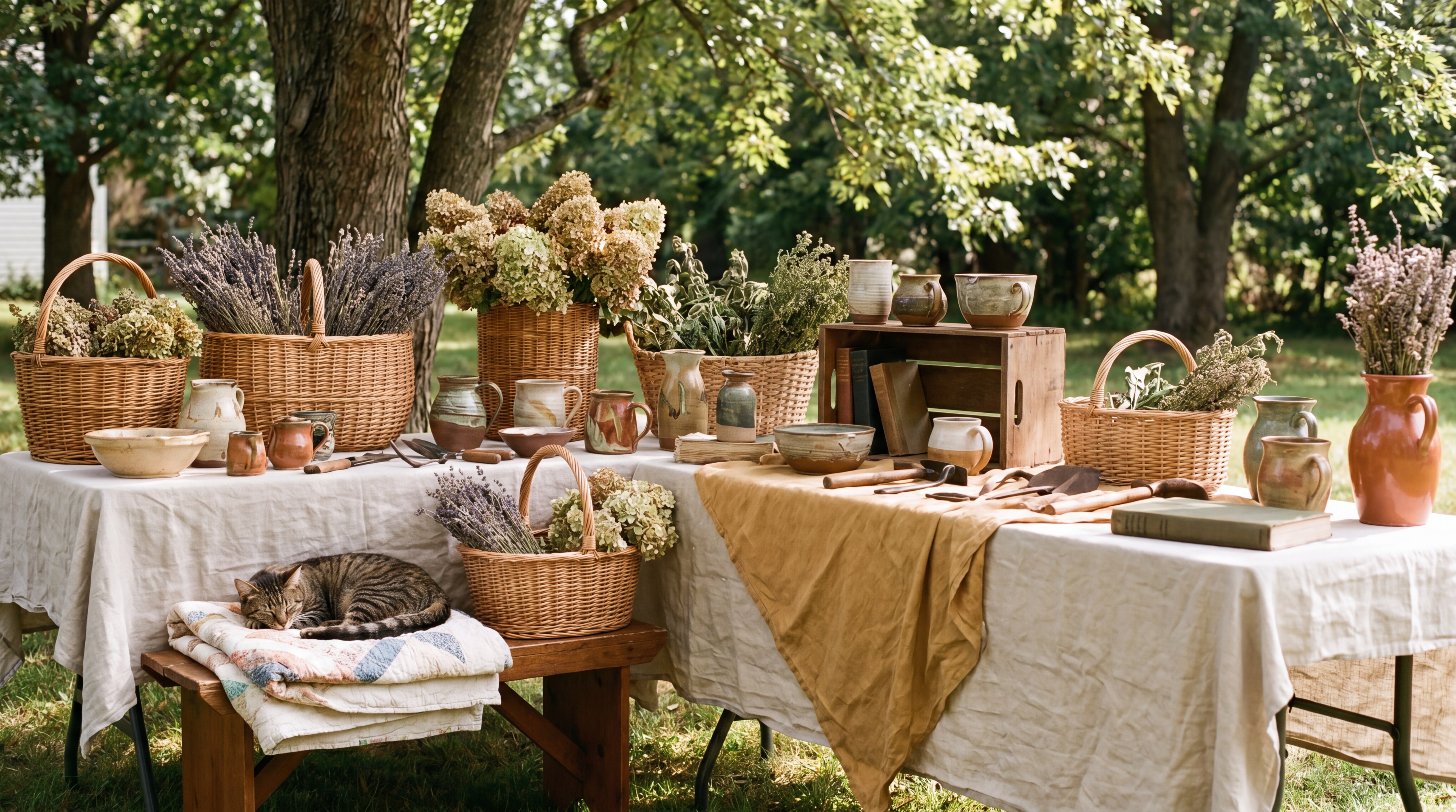 Cozy garage sale