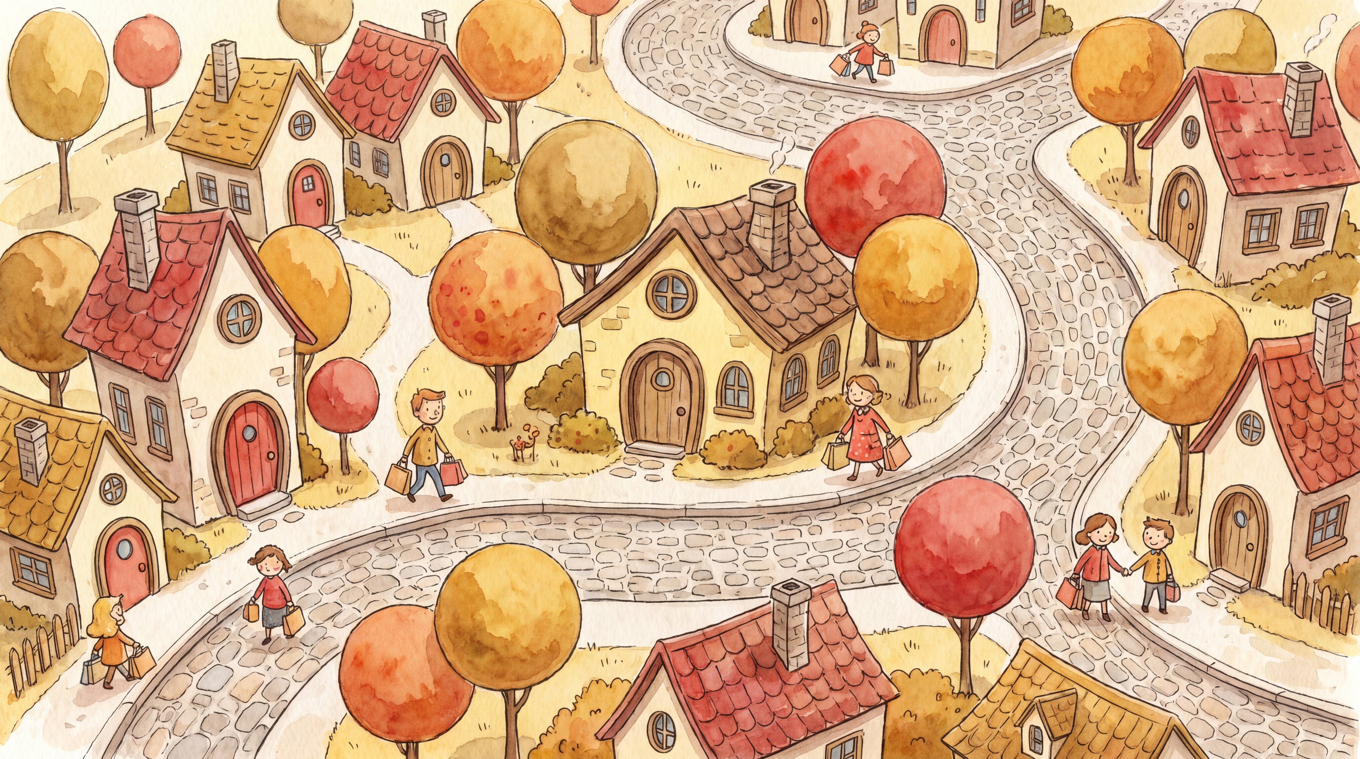 Storybook neighborhood