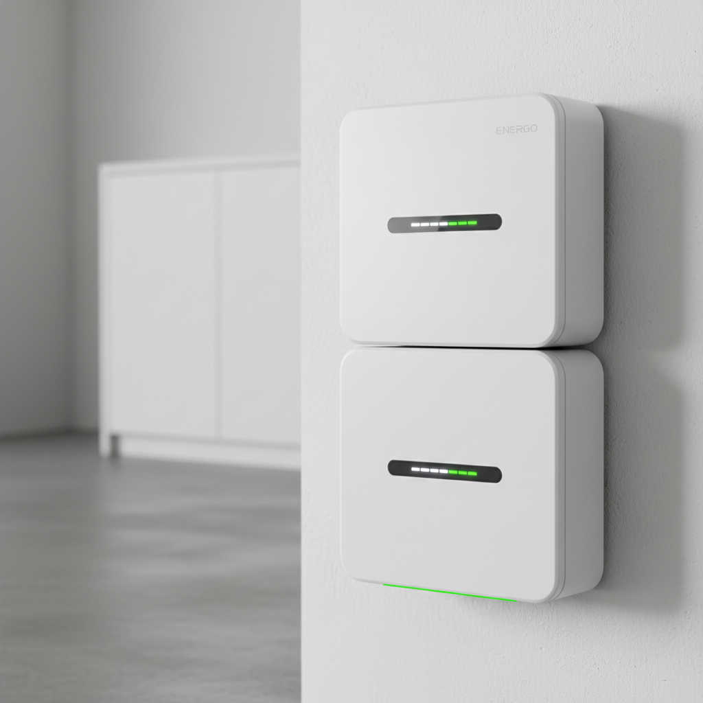 Paladin Power home battery energy storage system mounted on garage wall