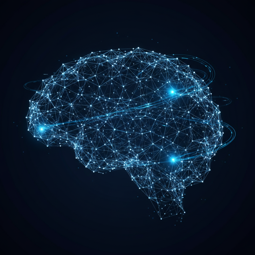 AI neural network visualization