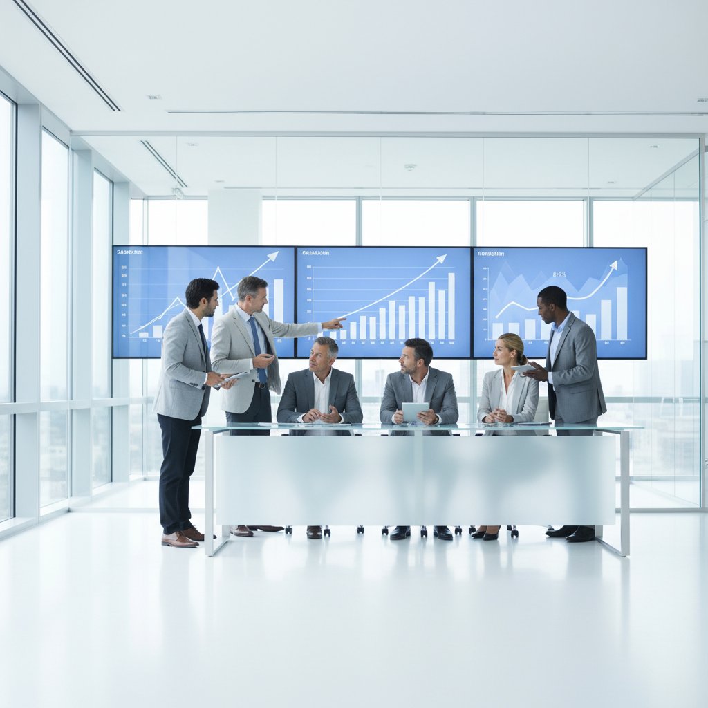 RAD Intel team analyzing AI marketing data on screens